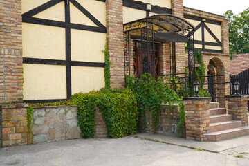 Typical vintage house in downtown in Belgrade, Serbia.