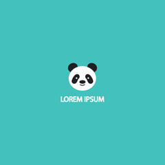A simple and cute panda head logo. Perfect for kids' brands, environmental causes, or any fun-loving company.