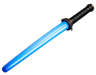 Light saber blade, transparent background.