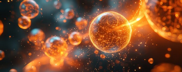 Naklejka premium The Quantum World Unveiled
