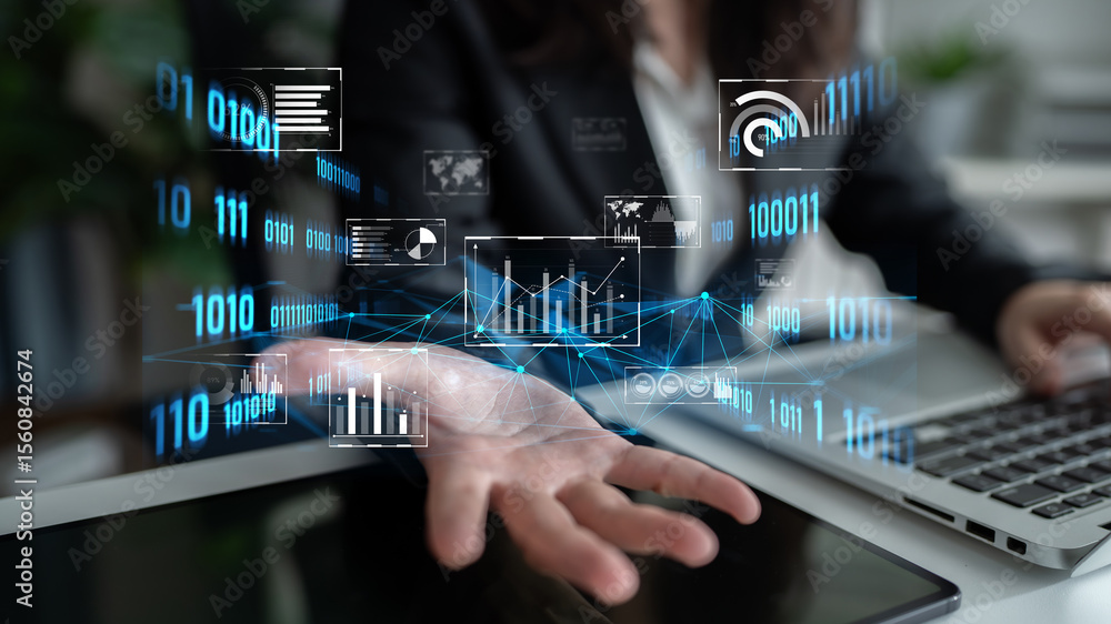 Poster big data and analytics support real-time insights, predictive modeling, and data-driven decisions fo