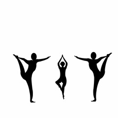 ballet dancer silhouettes
