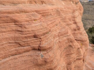 red rock canyon, up close