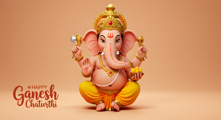 Happy Ganesh Chaturthi: Lord Ganesha Festival Celebration