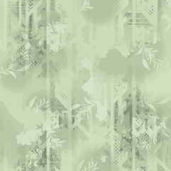 geometricle flower allover design pattern style