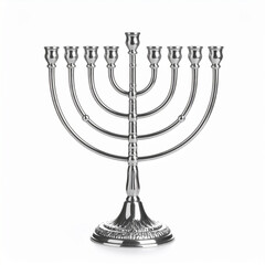 menorah isolated on white
