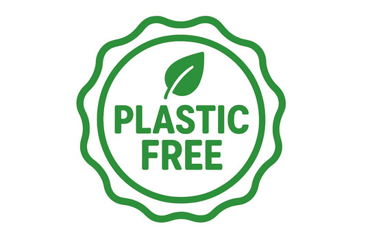A green icon badge indicating 100 percent clean and zero chemicals, made from BPA-free plastic or plastic-free materials
