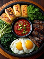 Delicious Comfort Food Ingredients for a Hearty Meal Arrangement