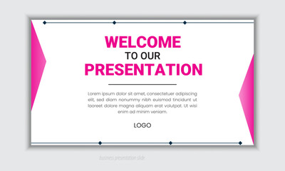 Professional business PowerPoint presentation slides template design. Infographic elements template set for web, print, annual report use for modern company profile