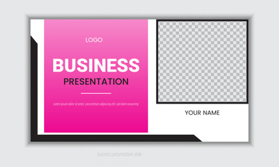 Professional business PowerPoint presentation slides template design. Infographic elements template set for web, print, annual report use for modern company profile