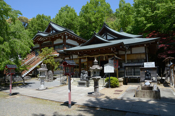 Fototapeta premium 松ヶ崎大黒天 本堂と大黒堂 妙円寺京都市左京区