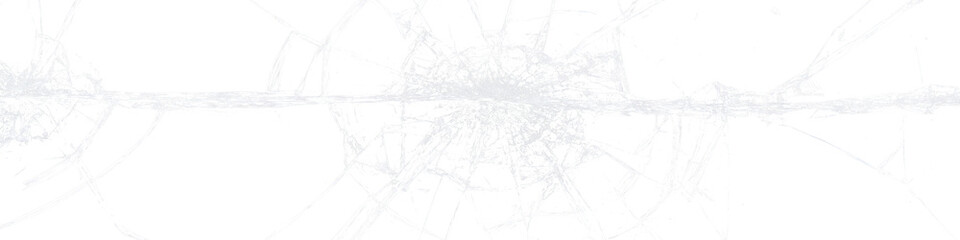 Fototapeta premium Transparent Cracked Glass Texture, broken window glass, transparent shatter, shatter texture, broken glass on transparent.