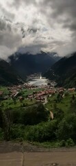 Fototapeta premium sunset in the mountains