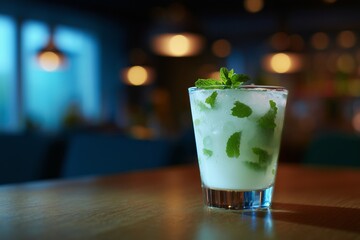 mojito cocktail on the table