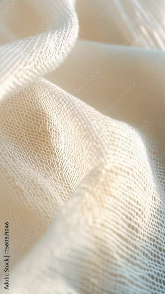 Poster a detailed view of fabric texture and pattern