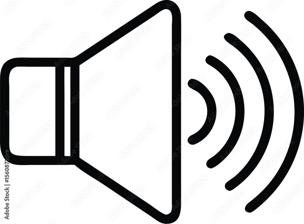 Poster modern audio wave icon representing sound or music isolated on transparent background