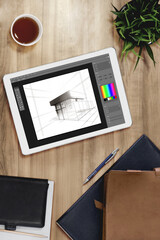 Architectural design modish software application for architect business and professional designer