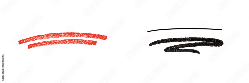 Poster creative use of contrasting lines in red and black showcasing artistic expression and design versati