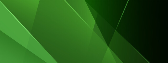 Green abstract template for card or banner. Metal Background with waves and reflections. Illustration of abstract background with a metallic element