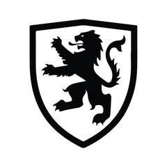 Elegant Emblem Shield Badge Artwork Vector Illustration