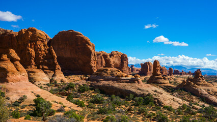 Obraz premium Arches National Park in Grand County, Utah 