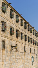 Quintana de Mortos Square in Santiago de Compostela in Coruna, Galicia.