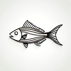 Geometric Fish Swimming in Simple Style

