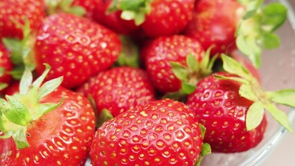 Sweet and fresh summer fruit - tasty strawberry