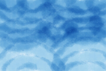 やさしい和柄の藍色背景素材
