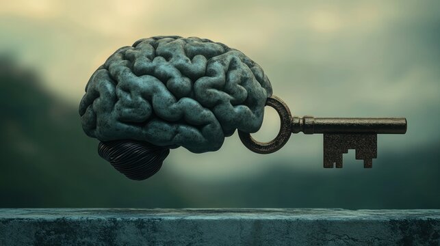Brain and key