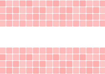 タイル　ピンク　同系色　フレーム
