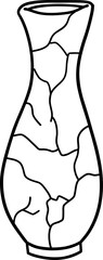 Vase d'argile brisé