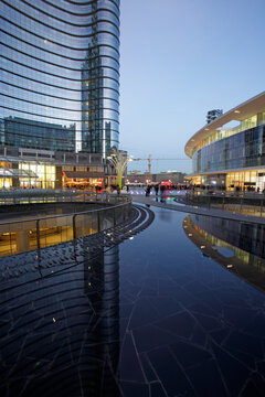 Unicredit tower in Porta Nuova, Milan, Italy