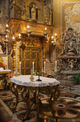 Chapel of Saint Agatha in the Cathedral of Catania, Sicily, Italy