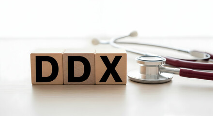 Differential Diagnosis DDX Concept with Stethoscope