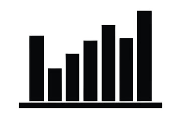 business graph with arrow