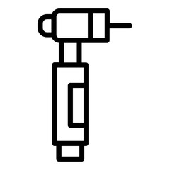 dental drill icon line