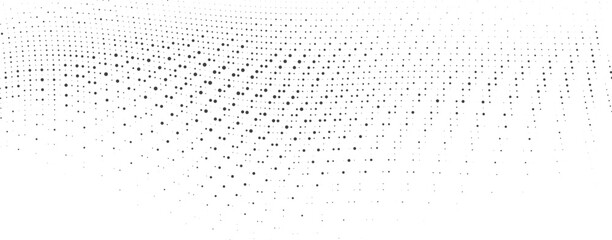 Flowing Mesh Dot Wave Line Background for Website Hero Banner or Landing Page