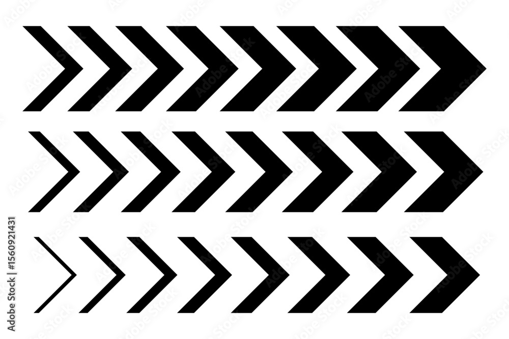 Poster black arrow patterns for graphic design projects