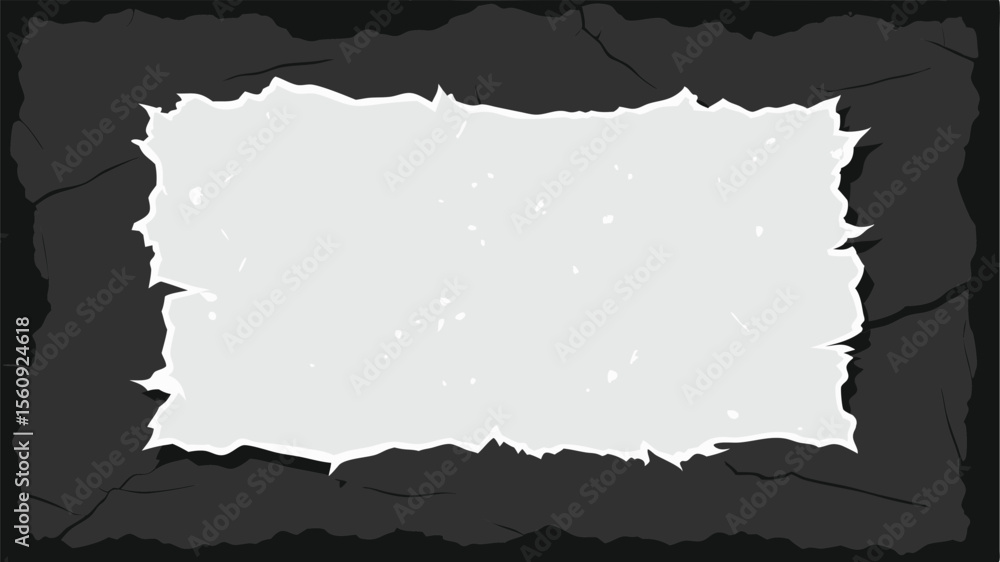 Aufkleber abstract graphic illustration of torn paper with transparency suitable for design projects