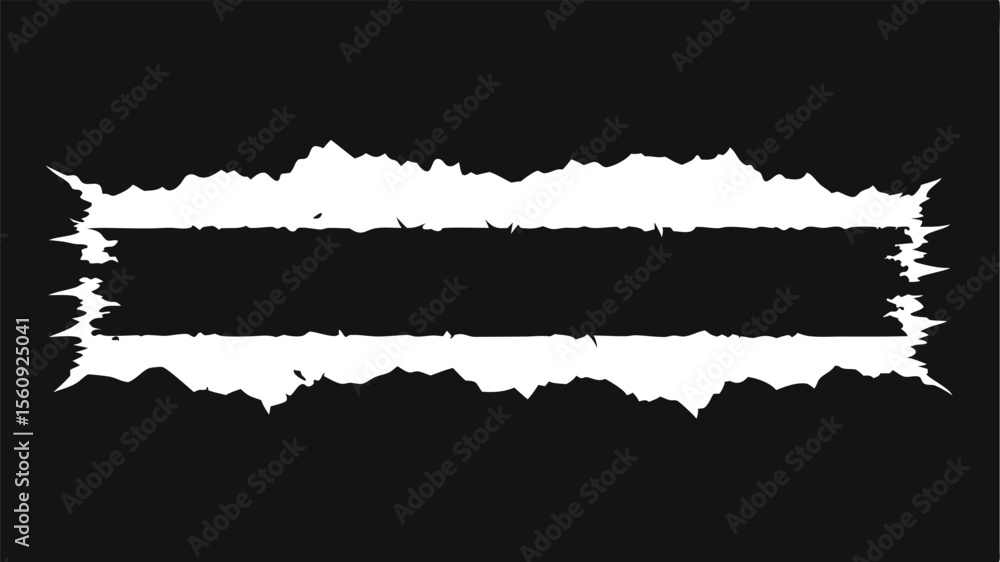 Poster abstract grunge design of torn horizontal edges with grungy texture effect
