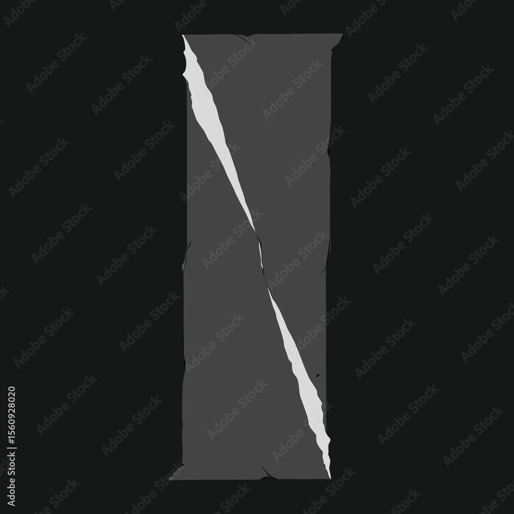 Poster abstract torn paper design element with transparency suitable for various projects