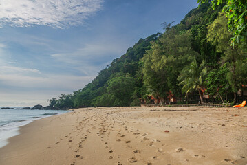 Beautiful tropical beach on Koh Chang island