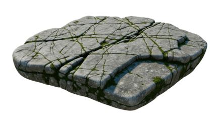 Stone platform with intricate textures, perfect for showcasing products or creative projects.