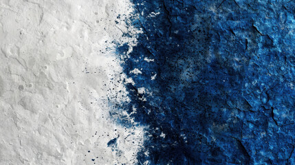 Smooth gradient of blue fading into empty white space creates serene and calming atmosphere