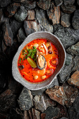 Tom Yum on stones
