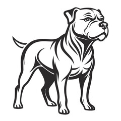 Fototapeta premium Funny purebred French Bulldog puppy cartoon vector illustration isolated