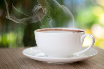 Cappuccino Coffee, Cup of Cappuccino Coffee, Cup of  Hot Chocolate
