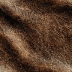 Fototapeta premium Smooth brown leather texture with light reflection