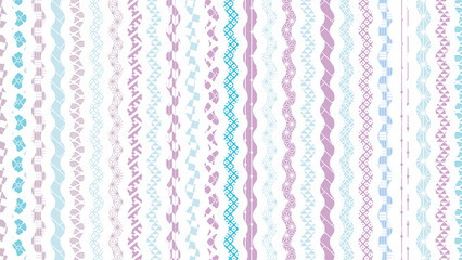 夏の季節の涼しい和柄背景イラスト 